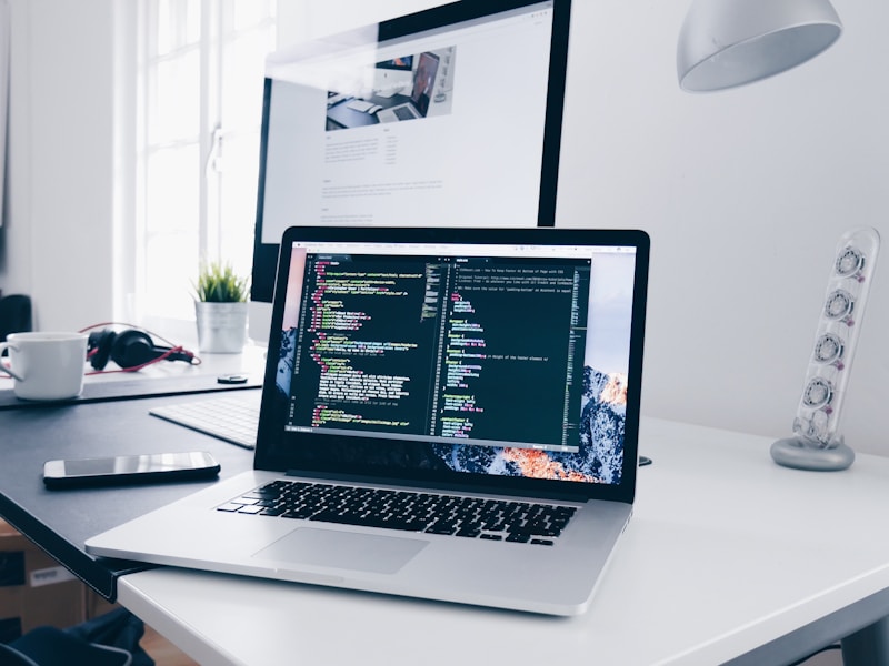 ZentrophyX freelance web developer workspace